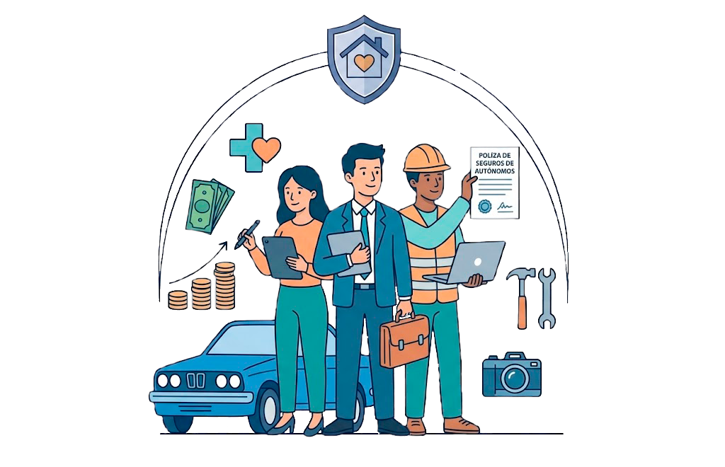 Seguros de autónomos y profesionales Seguros de autónomos y profesionales